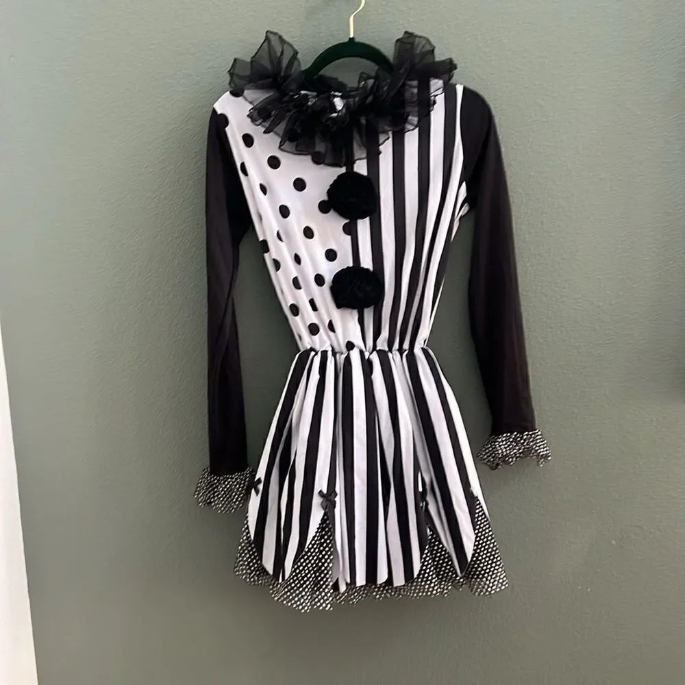 Scary Clown Halloween Costume women's size Small/Medium